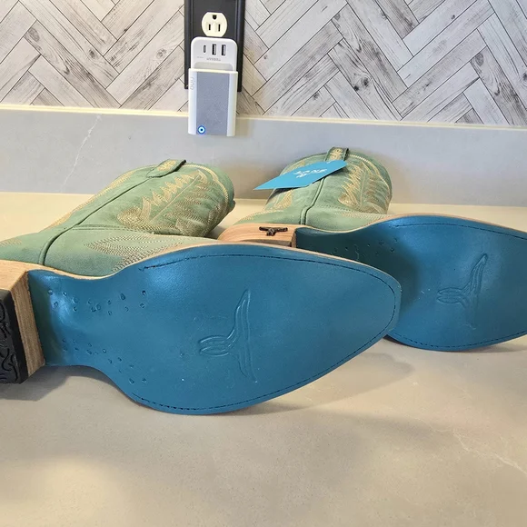 Lane Turquoise Lexington Women's Western Boots NWT - Picture 5 of 5